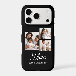 Mom Established Script Black 3 Photo iPhone 17 Pro Case