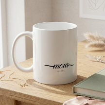 Mom Established Script Custom Year Mother 