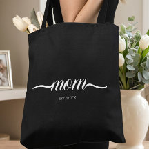 Mom Established Script Custom Year Mother 