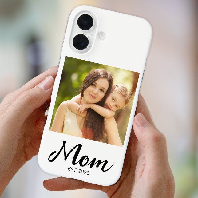 Mom Established Script Photo  Case-Mate iPhone Case (Creator Uploaded)
