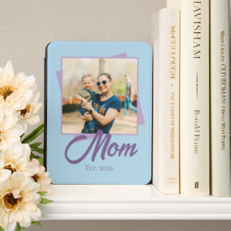 Mom Established Year with Photo Kindle Cover