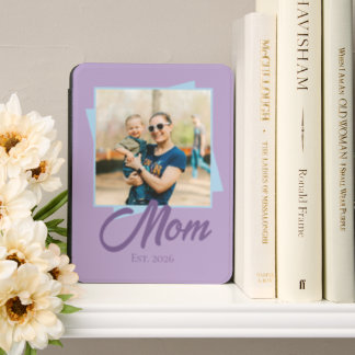 Mom Established Year with Photo Kindle Cover