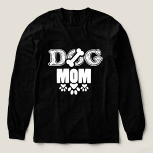 mom-ever-retro-badge-cute-dog-lover-gift- Tri-Blend shirt