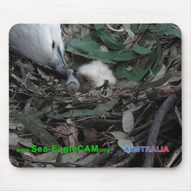 Mom feeding S2 Mousepad Horizontal (Front)