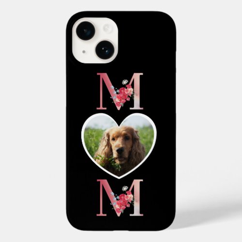Mom Floral heart photo from the dog Case_Mate iPhone 14 Case