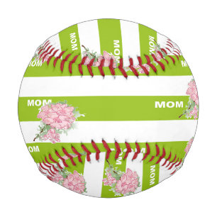 Mom flower print baseball