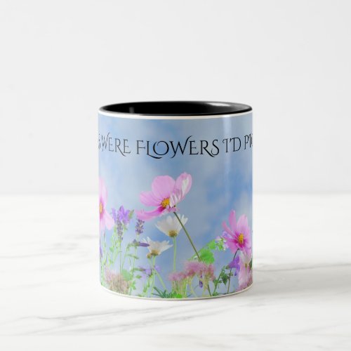 MOM flowers coffee two toned mug Two_Tone Coffee Mug