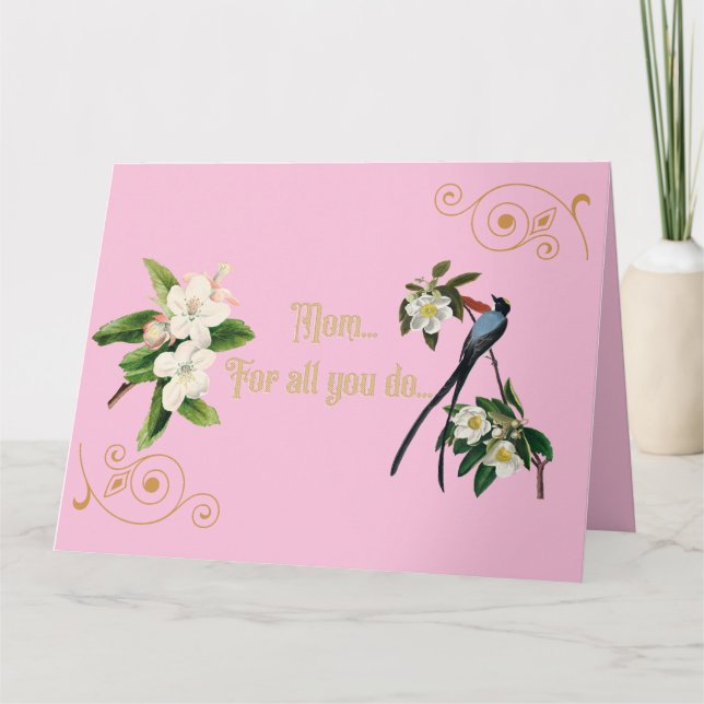 Mom...For all you do... Card (Front)