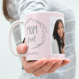 Mom Fuel Coffee Gifts For Mom Funny Cute Mothers Day Gift Ceramic