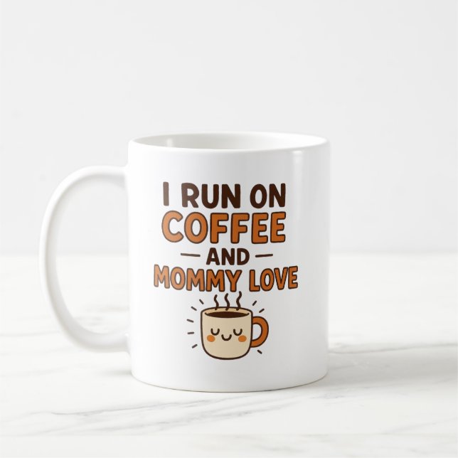 Mom Fuel Mode Coffee Mug (Left)