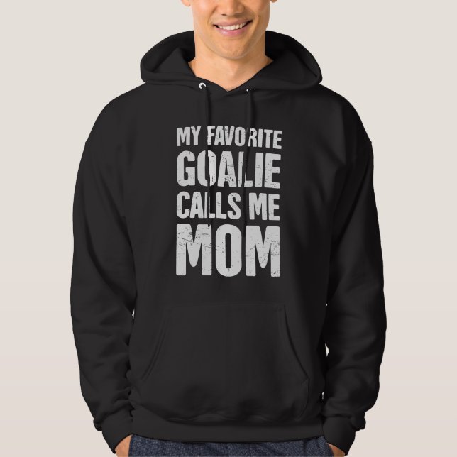 Mom  Funny Lacrosse Player  Box & Field Lacrosse G Hoodie (Front)