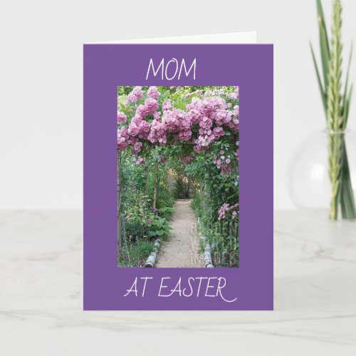 MOM GARDEN LOTS OF LOVE  HAPPY EASTER CARD