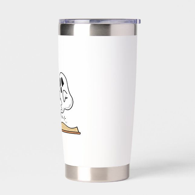 Mom Ghost T-Shirts, Dad Gift, Kids clothing. Insulated Tumbler (Left)