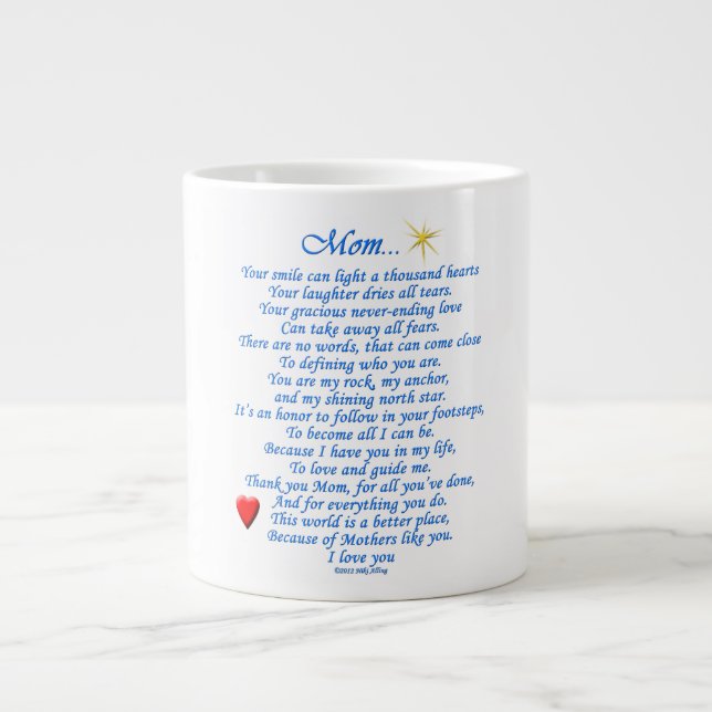 Mom... Giant Coffee Mug (Front)