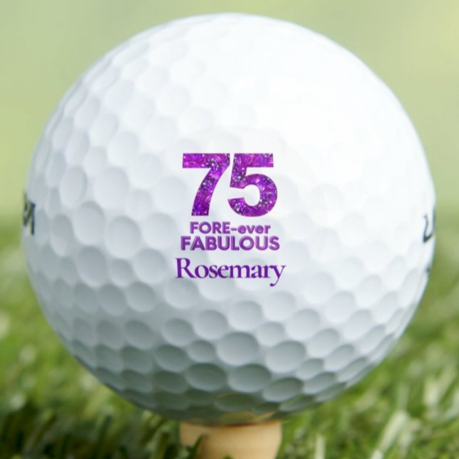 Mom Gift Mothers Day FORE-ever Loved - Pink Name Golf Balls (Creator Uploaded)