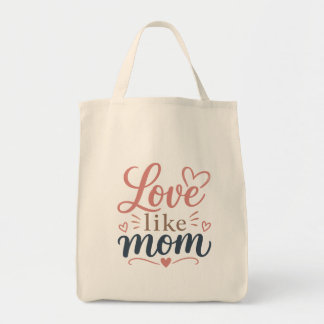 Mom Gift Tote Bag Love Like Mom Mothers Day