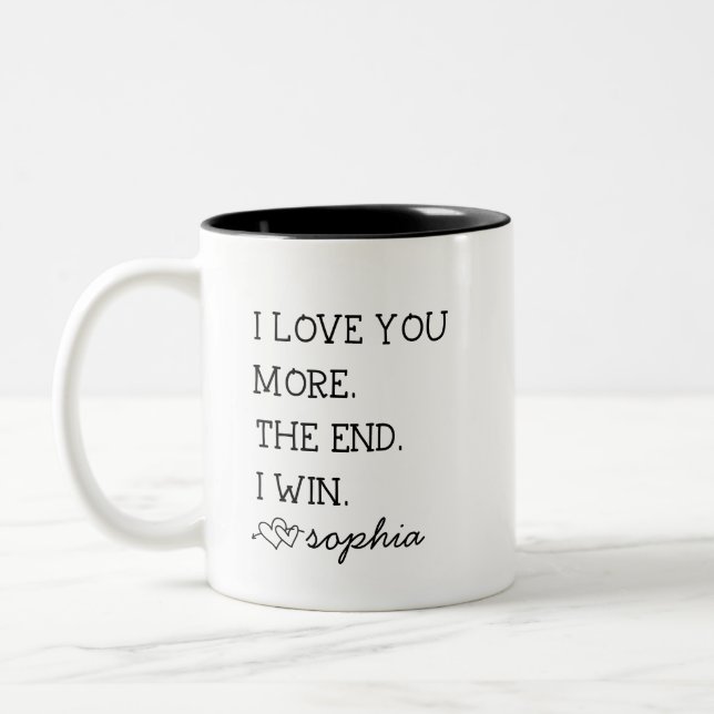 Mom gifts from daughter mothers day Two-Tone coffe Coffee Mug (Left)