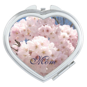 Mom gifts Personalize Compact mirrors Blossoms