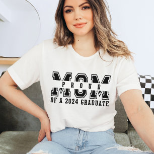 Mom Graduation-Proud Mom of a 2024 Graduate Shirt