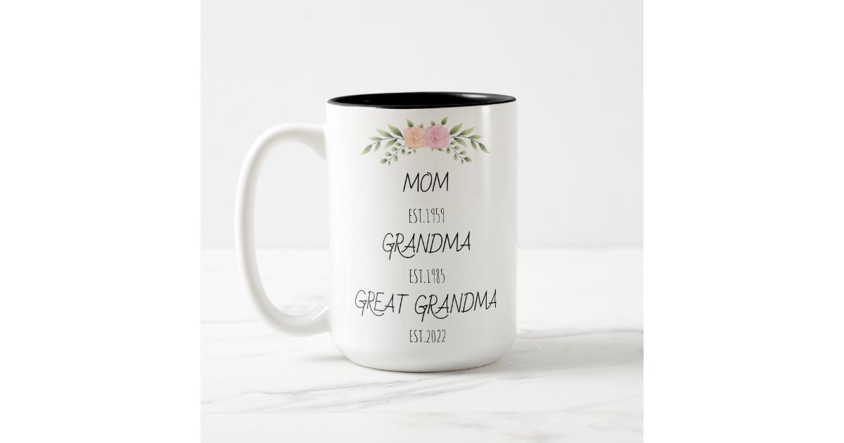 Custom Year Mom Est. Mug