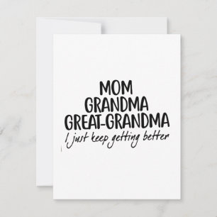 Mom Grandma Great-Grandma Mothers Day Invitation