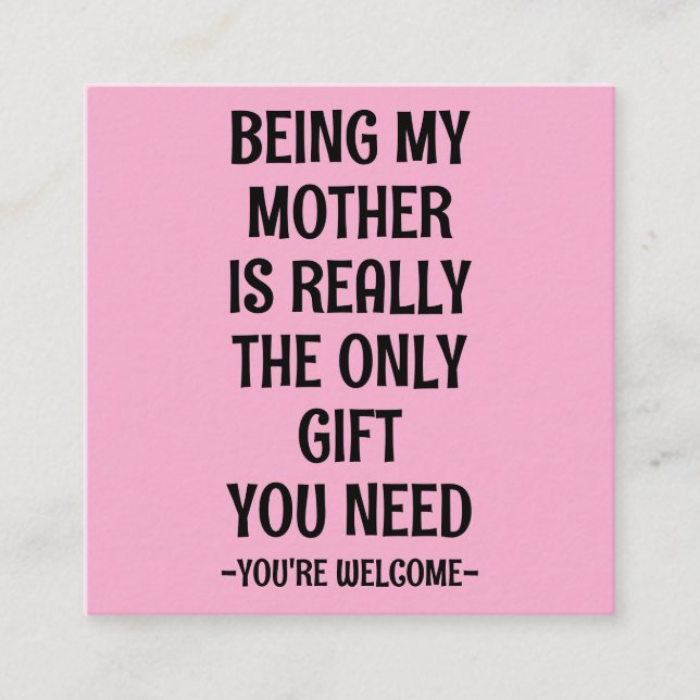 Mom & Grandma, Sweet Mother's Day Card Gift Idea (Front)