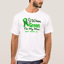 Mom - Green  Awareness Ribbon T-Shirt