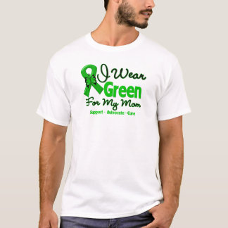 Mom - Green  Awareness Ribbon T-Shirt