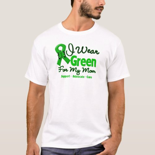 Mom _ Green  Awareness Ribbon T_Shirt