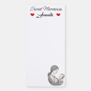 Mom Grocery Shopping List Magnetic Notepad