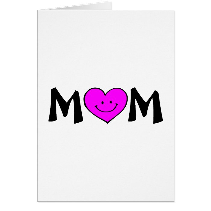 Mom Happy Face Cards