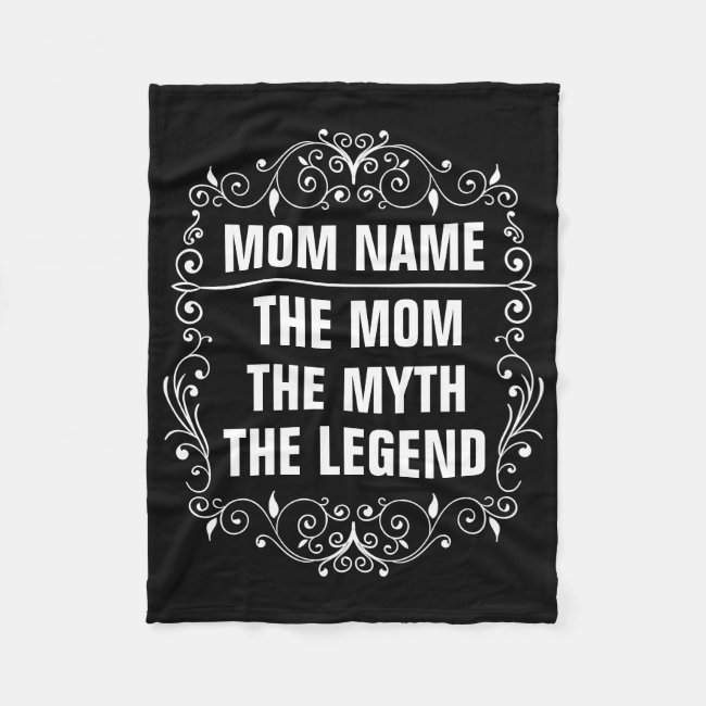 Mom Happy Mother’s Day Fleece Blanket