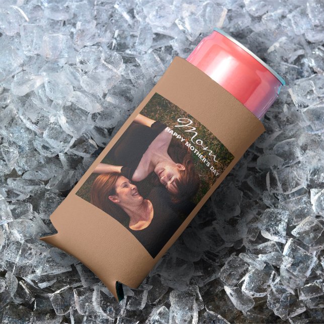 Mom-Happy Mother’s Day My Best Friend Photo Seltzer Can Cooler (Creator Uploaded)