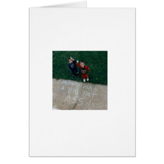 Mom has a big fat...