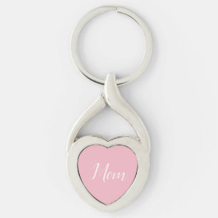 Mom Heart Key Chain