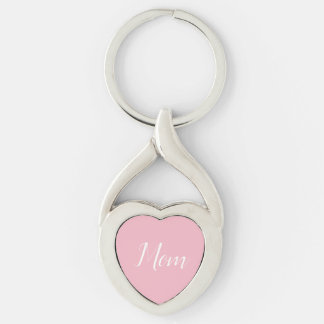 Mom Heart Key Chain