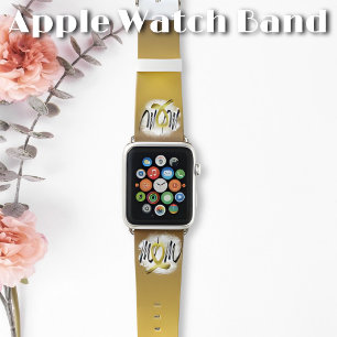 Mom Heart of Gold Apple Watch Band