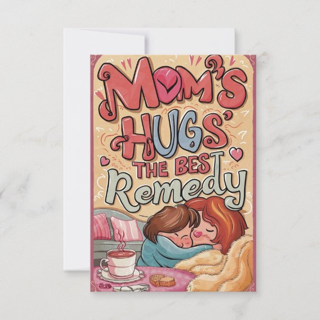  "Mom, Heart of Our World" greeting cards (Front)