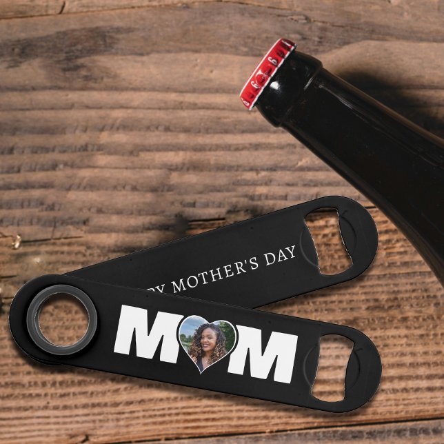 Mom Heart Photo Collage Happy Mother's Day Bar Key (Mom Heart Photo Collage Happy Mother's Day Bar Key
)