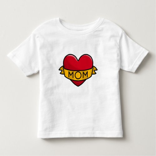 Mom Heart Toddler T_Shirt
