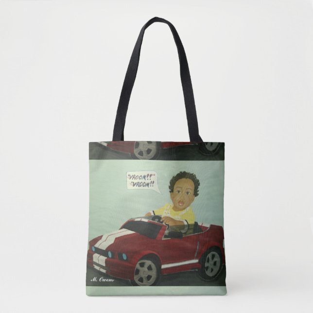 "Mom!" "I Am Ready To Roll!" Tote Bag (Front)