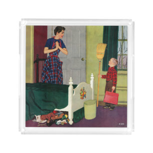 Mom, I Cleaned My Room! Acrylic Tray
