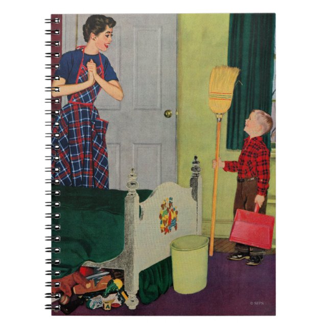 Mom, I Cleaned My Room! Notebook (Front)