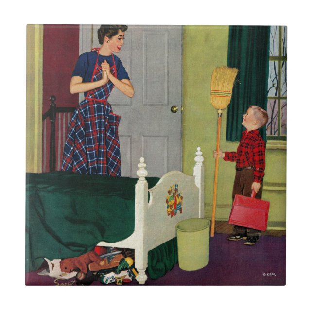 Mom, I Cleaned My Room! Tile (Front)