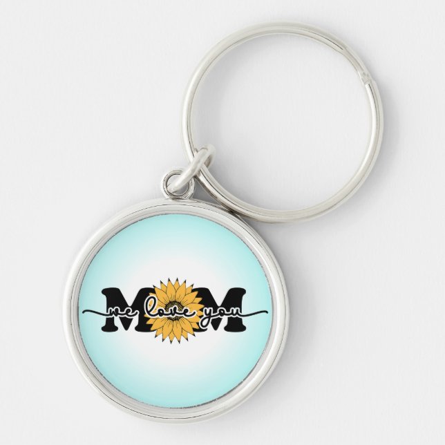Mom I Love You Mother's Day-43250 Keychain (Front)