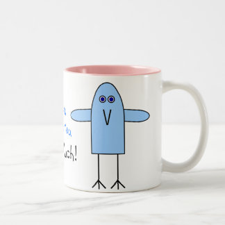 Mom, I Love You This Much! Two-Tone Coffee Mug