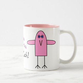 Mom, I Love You This Much! Two-Tone Coffee Mug