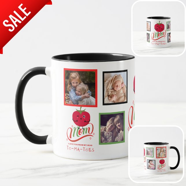 MOM I Love Your From My Head TOMATOES 6 x PHOTOS  Mug (Creator Uploaded)