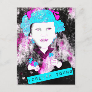 mom, i miss you... forever young postcard