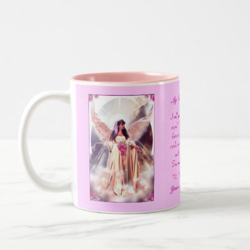 Mom in Heaven Two_Tone Coffee Mug